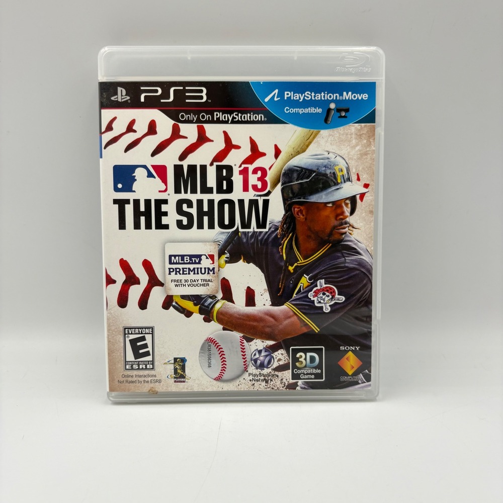 Sony MLB 13 The Show PS3 PlayStation Move 3D Support